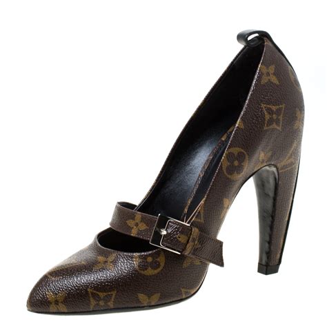 louis vuitton check monogram heels|Louis Vuitton canvas shoes.